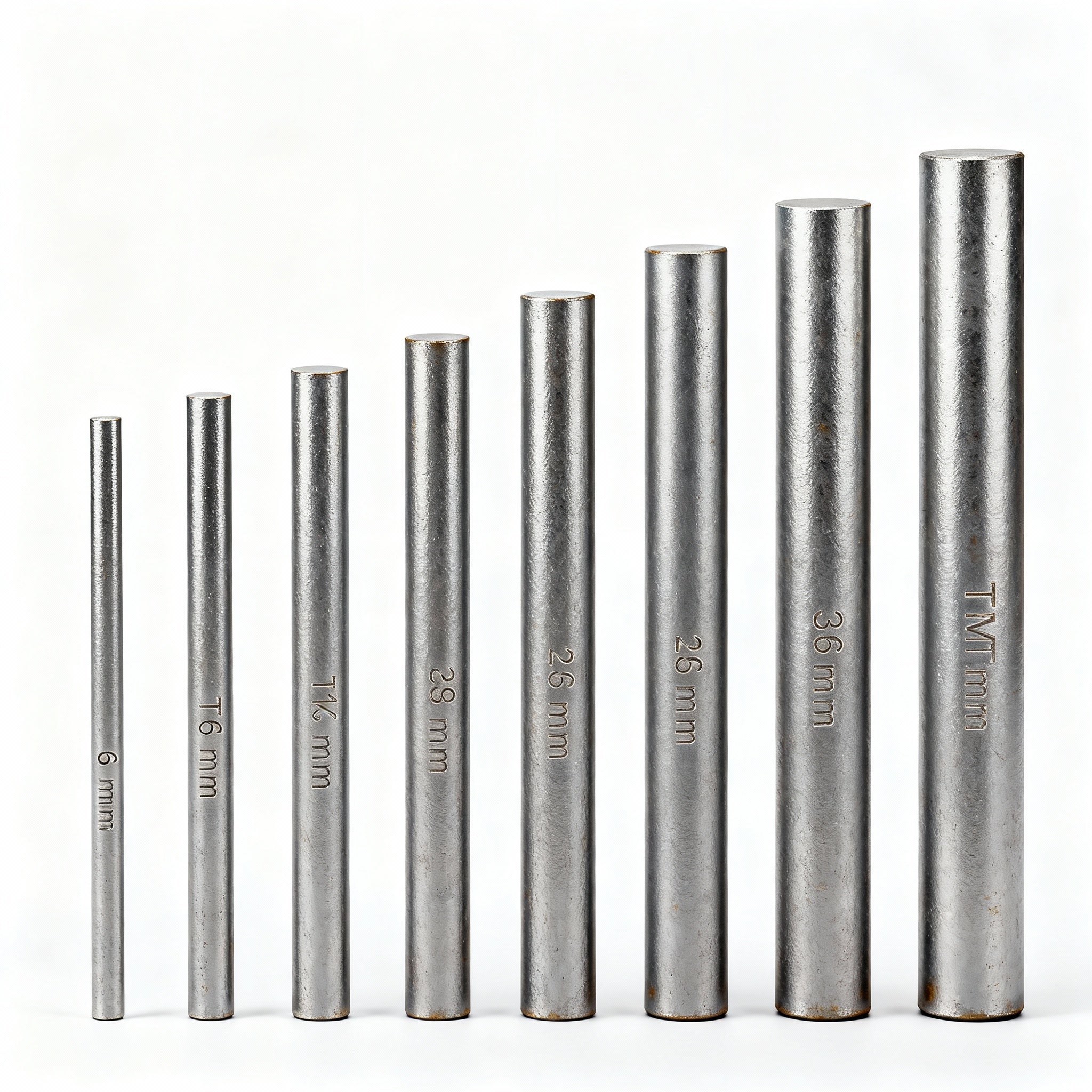 TMT Iron Rods / Smooth (Dia: 6 mm – 36 mm)